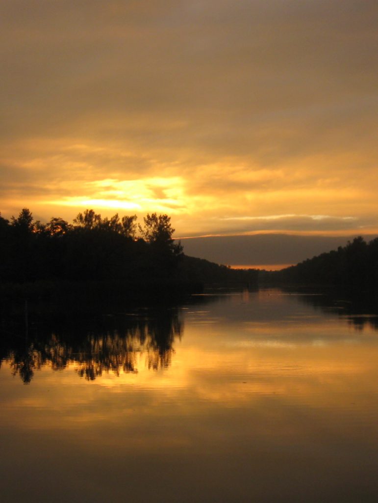 Sunset on the River