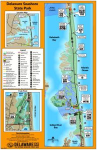 Delaware Seashore SP Map