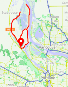 Map - Sauvie Island Ride