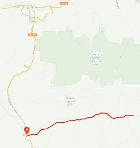 Malheur NF Map