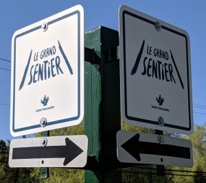 Le Grand Sentier Signs