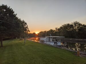 Sunset Boat