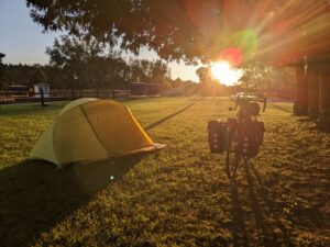 Tent Sunset